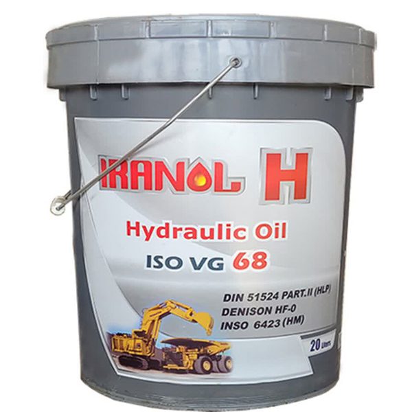 روغن هیدرولیک ایرانول H VG 68 گالن 20 لیتری