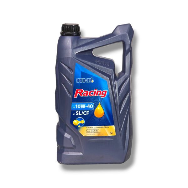 روغن موتور ایرانول ریسینگ مدل Racing 10W40 SL حجم ۵ لیتر