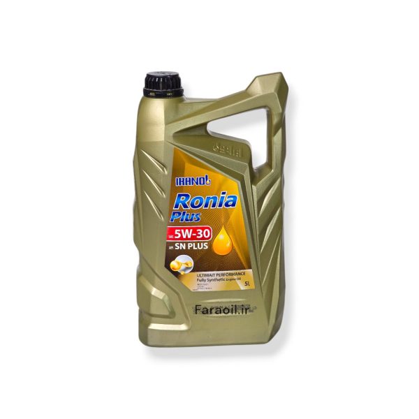 روغن موتور ایرانول رونیا پلاس ۵ لیتری 5W30 سطح کیفی SN