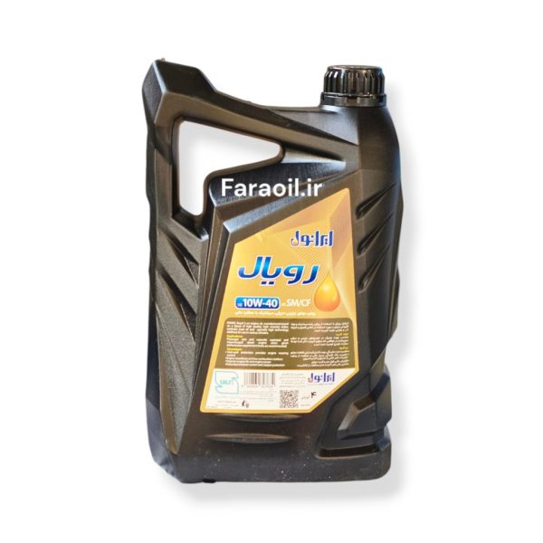 روغن موتور ایرانول رویال 20W50 حجم 4 لیتری SM
