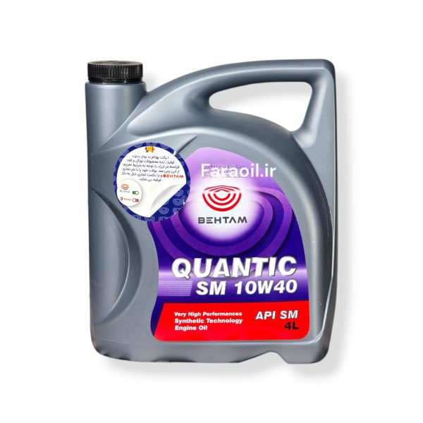 روغن موتور بهتام 10W40 حجم ۴ لیتر SM