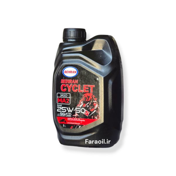 روغن موتور سیکلت بهران 25W50 حجم 1 لیتر